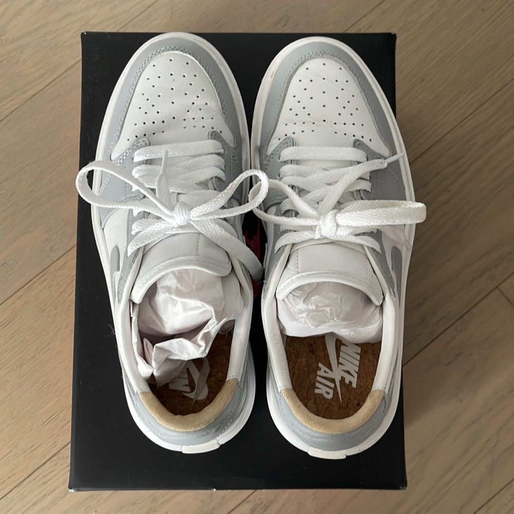 Air Jodan 1 Elevate Low Wolf Grey Size 6.5 (W)